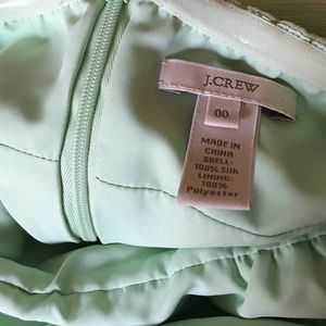 J. Crew Dresses - J.Crew pastel green silk dress J. Crew Dresses - J.Crew pastel green silk dress