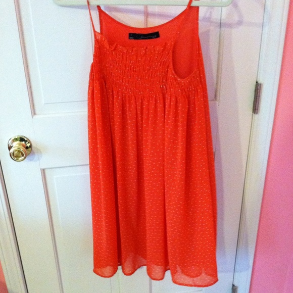 Peach/Red Summer Dress