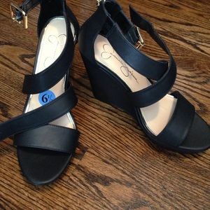 Jessica Simpson wedges brand new never worn