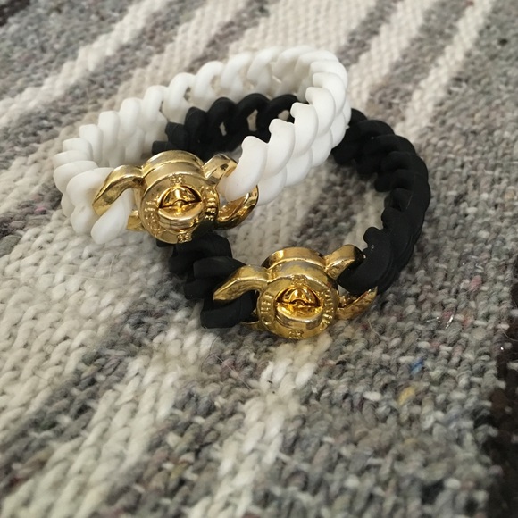 Rustic cuff black and white Madison's
