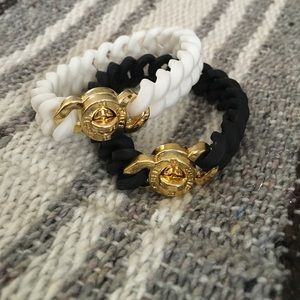 Rustic cuff black and white Madison's