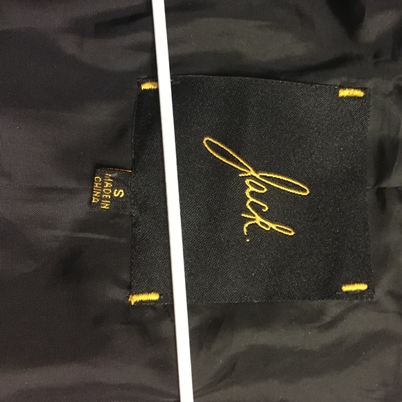 Black Leather Jack Motorcycle Jacket - Picture 2 of 4