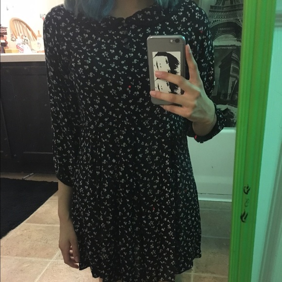 F21 babydoll collar dress