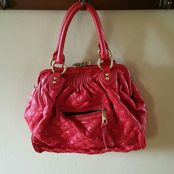 Red Hand  Bag - Picture 2 of 4