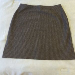 Express striped mini skirt