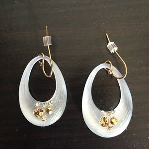 Alexis Bittar blue earrings