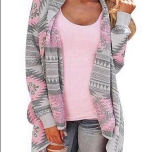 Geometric pastel sweater