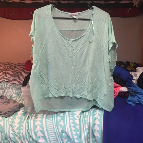 Flowy Teal Shirt