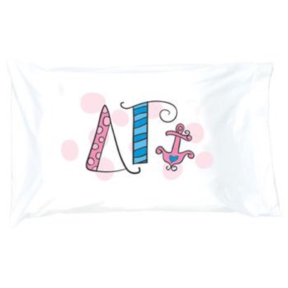 Delta Gamma Pillowcase from Alexandra and Co.