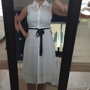 Summer Sale🌤White eyelet dress : Banana Republic