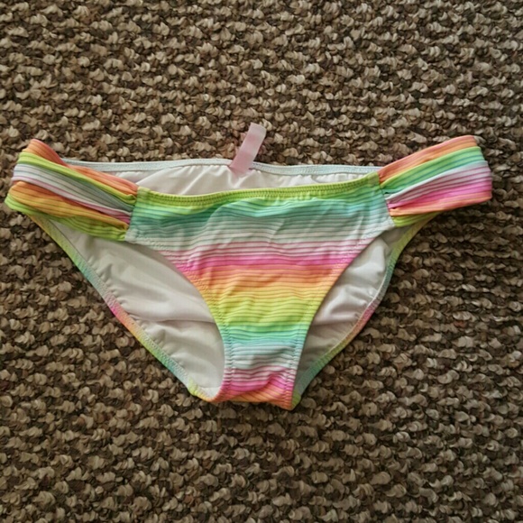 Multi-colored bikini bottoms