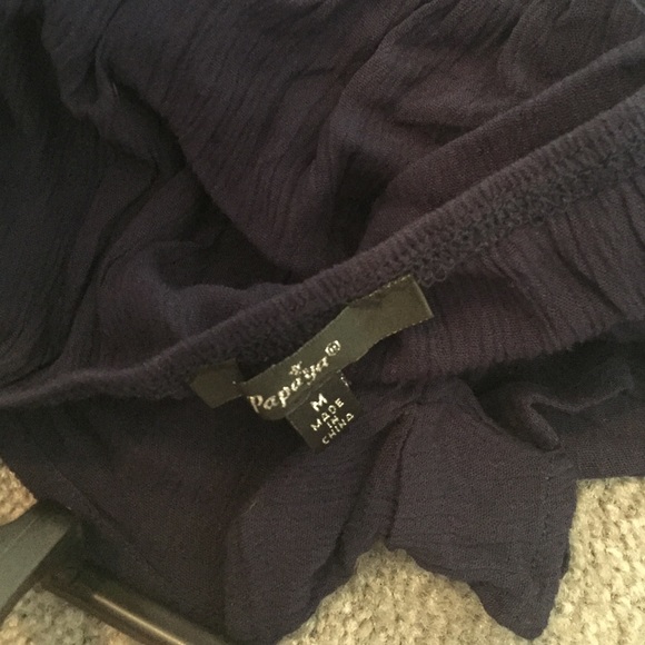 Papaya Navy Romper - Picture 4 of 4