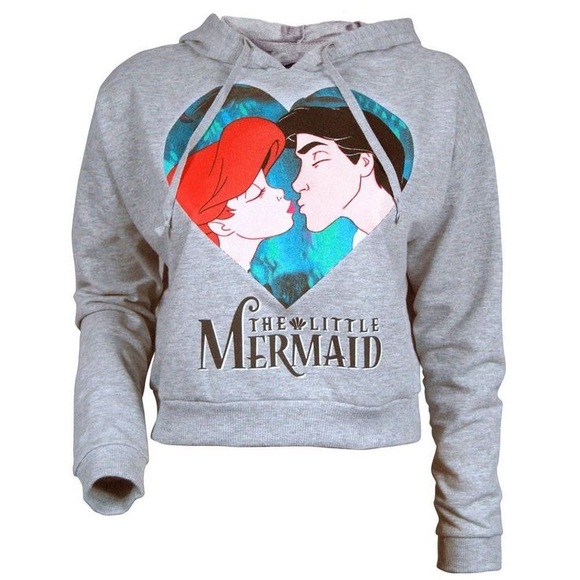 Cute Mermaid Crop Hoodie