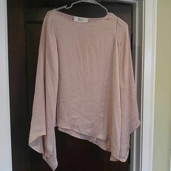 Asymmetric Bell Sleeve Top