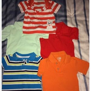 Little boy polo shirts- size 12 month