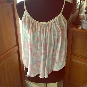 Pastel floral tank
