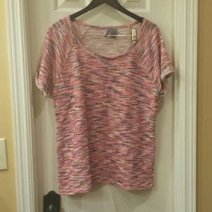 NewDirections weekend collection roll sleeve top