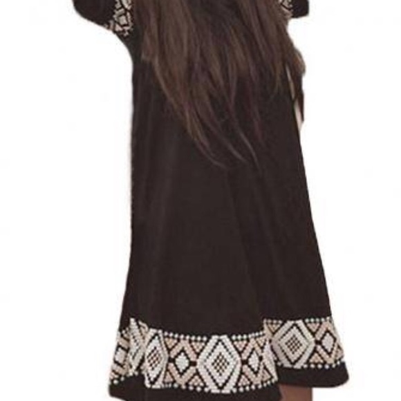 Geometric tee shirt dress - Picture 1 of 4