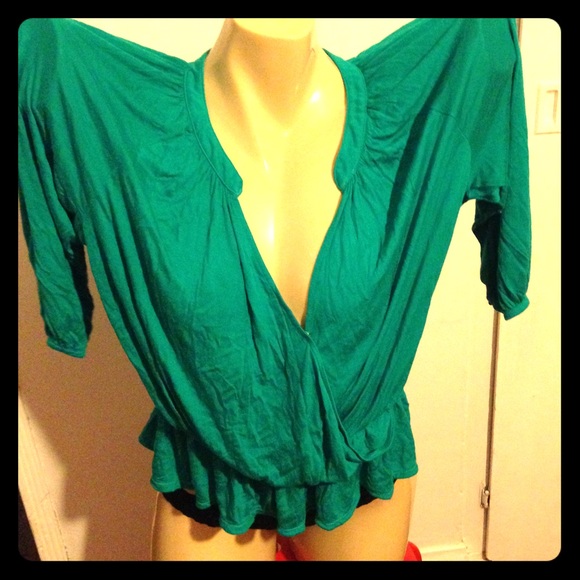 Loft turquoise blouse