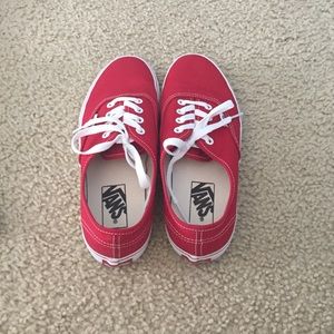 Red Vans