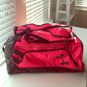 Pink Under Armour Duffle / Backpack