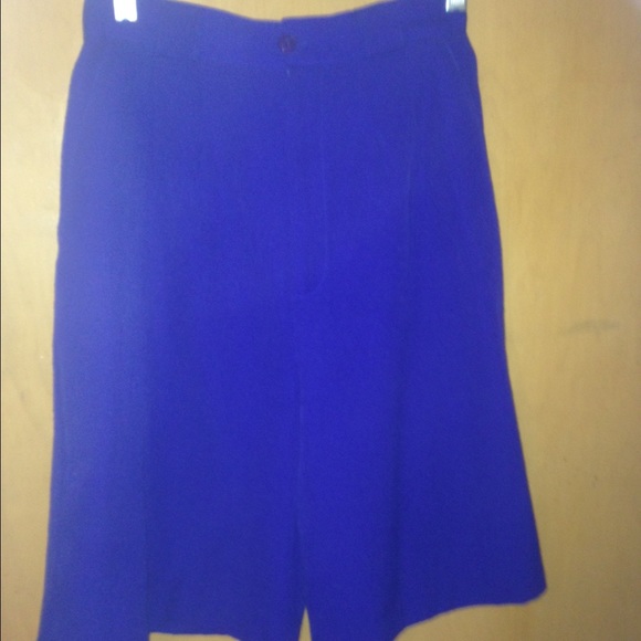 Joan Walters walking shorts.  Jewel-tone purple.