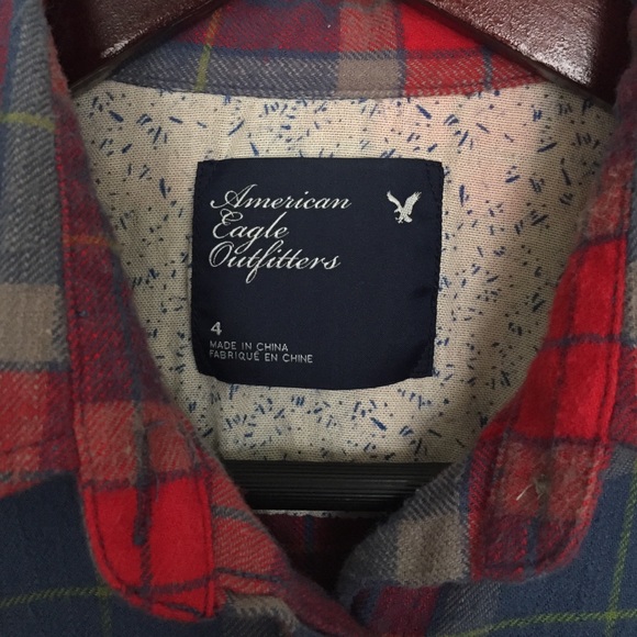 American Eagle Flannel Button Down - Picture 3 of 4