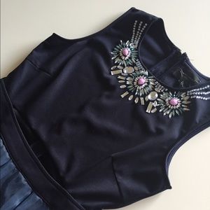 Navy mini dress. Cute, elegant and exclusive