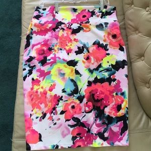 Beautiful Floral Skirt. Just in time for spring!