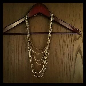 Multi chain necklace