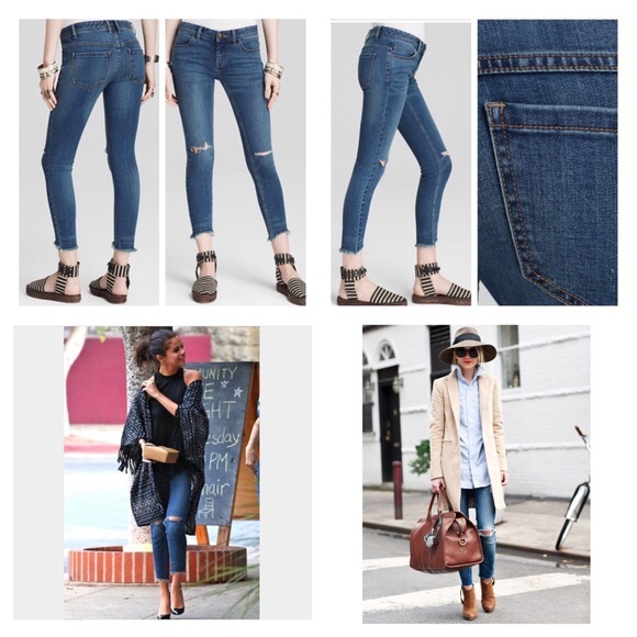 Free People Denim - ❌SOLD!❌Free People cropped distressed skinny jean