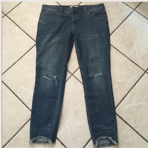 ❌SOLD!❌Free People cropped distressed skinny jean - Picture 4 of 4