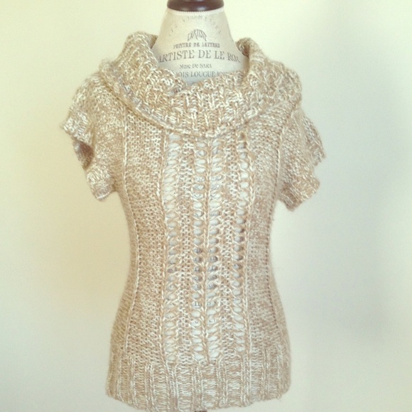 Cowl-neck Knit Sweater