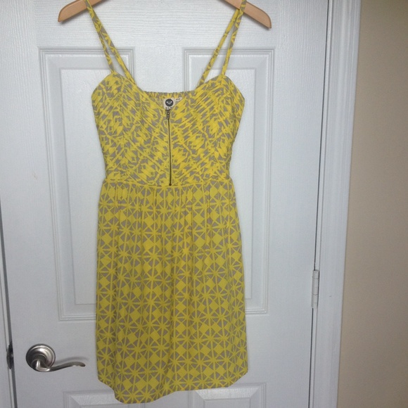 Yellow and grey Roxy sundress