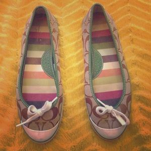 Coach logo flats
