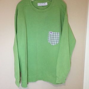 The Frat Collection green sweatshirt