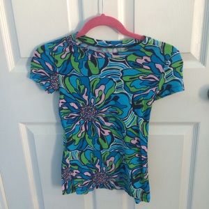 Lilly Pulitzer Printed Crew Neck T Shirt