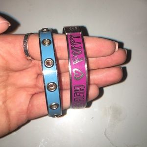 Two Coach bracelets