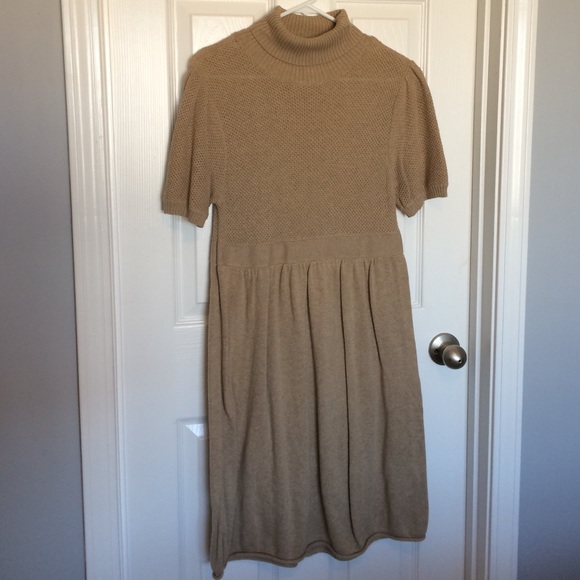 Short sleeve turtleneck dress - Picture 1 of 4