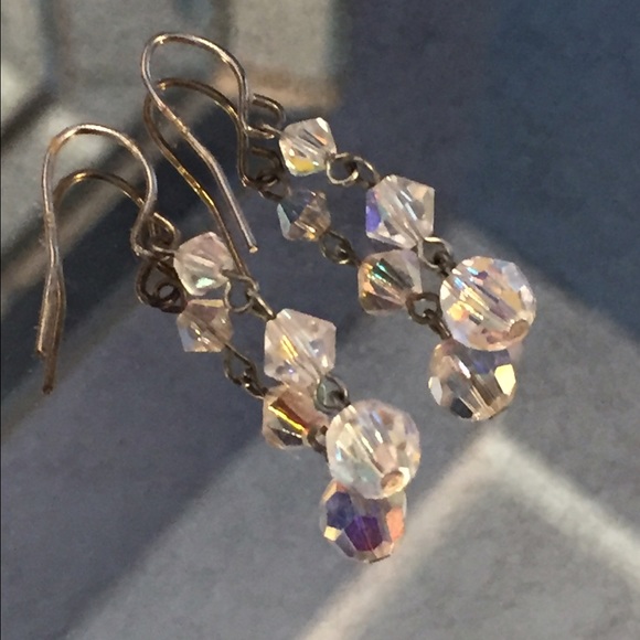 Crystal drop earrings
