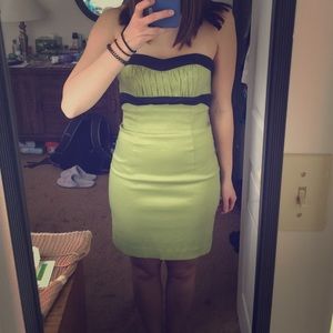 Prom banquet formal strapless, cut out back dress