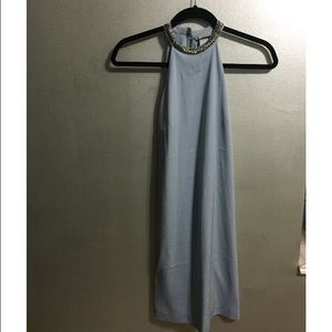 Light blue beaded dress