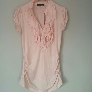 Heartsoul pink ruffles shirt