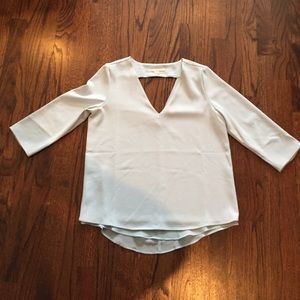 Icy blue c & e top
