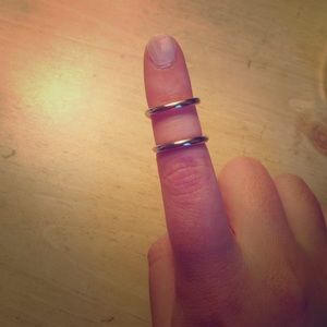 Cute Silver Midi Ring