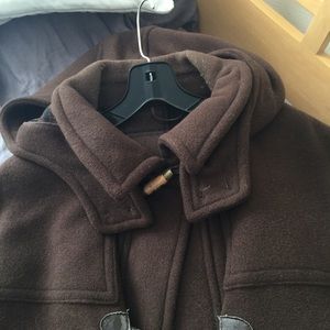 Mens Italian Detachable Hooded short Coat
