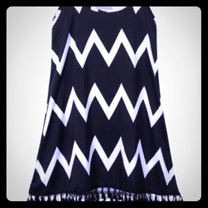 Loose fringe dress