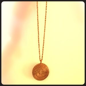 Golden Grass Necklace