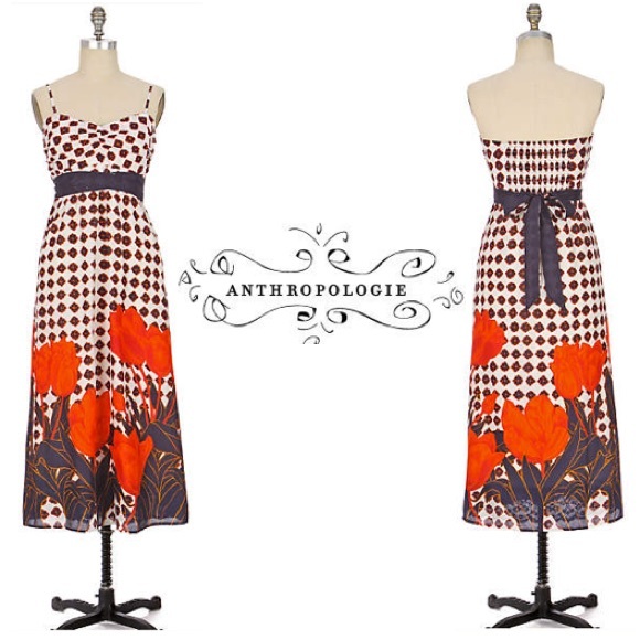 Anthropologie's Maeve Tulip Fields Dress