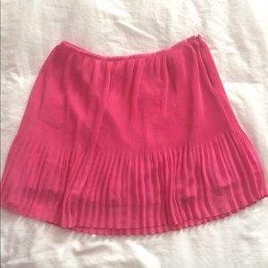 Chiffon pleated skirt